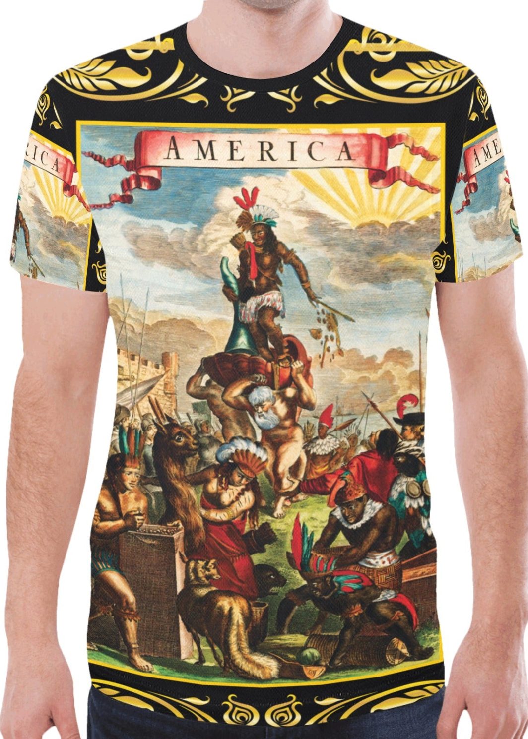 A4 America Exclusive AOP T-shirt
