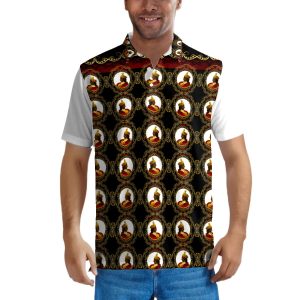 Emperor Inti Men's AOP Polo Shirt White Sleeves