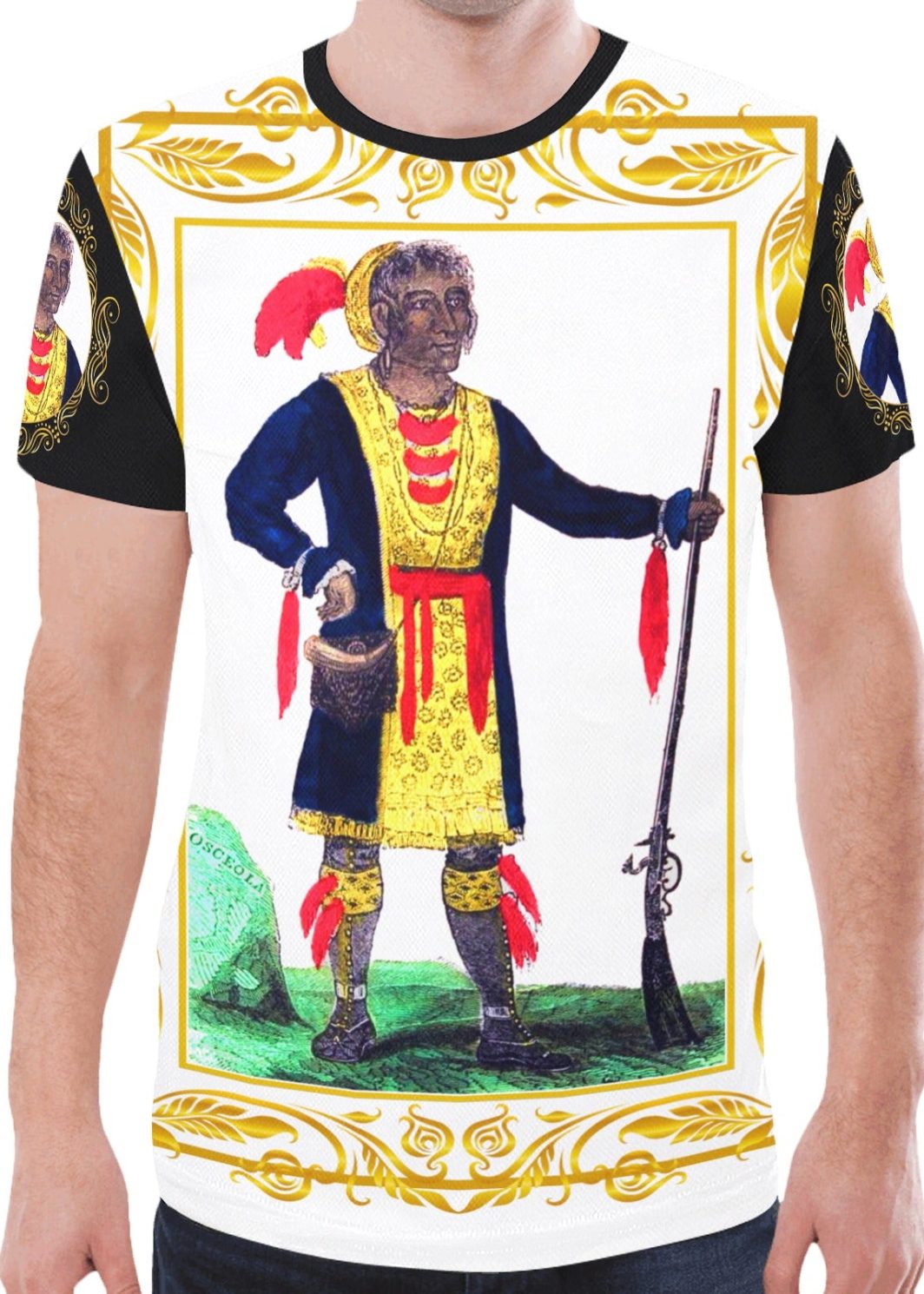 A4 War Chief Osceola AOP Tshirt WB