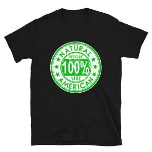 100% ORIGINAL NATURAL AMERICAN GREEN/WHITE