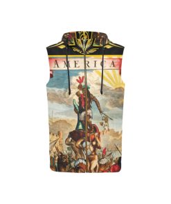 America Exclusive Women's Sleeveless Zip Hoodie (XS-XXL)