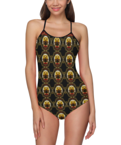 A4-Royalty-4 Strap Swimsuit