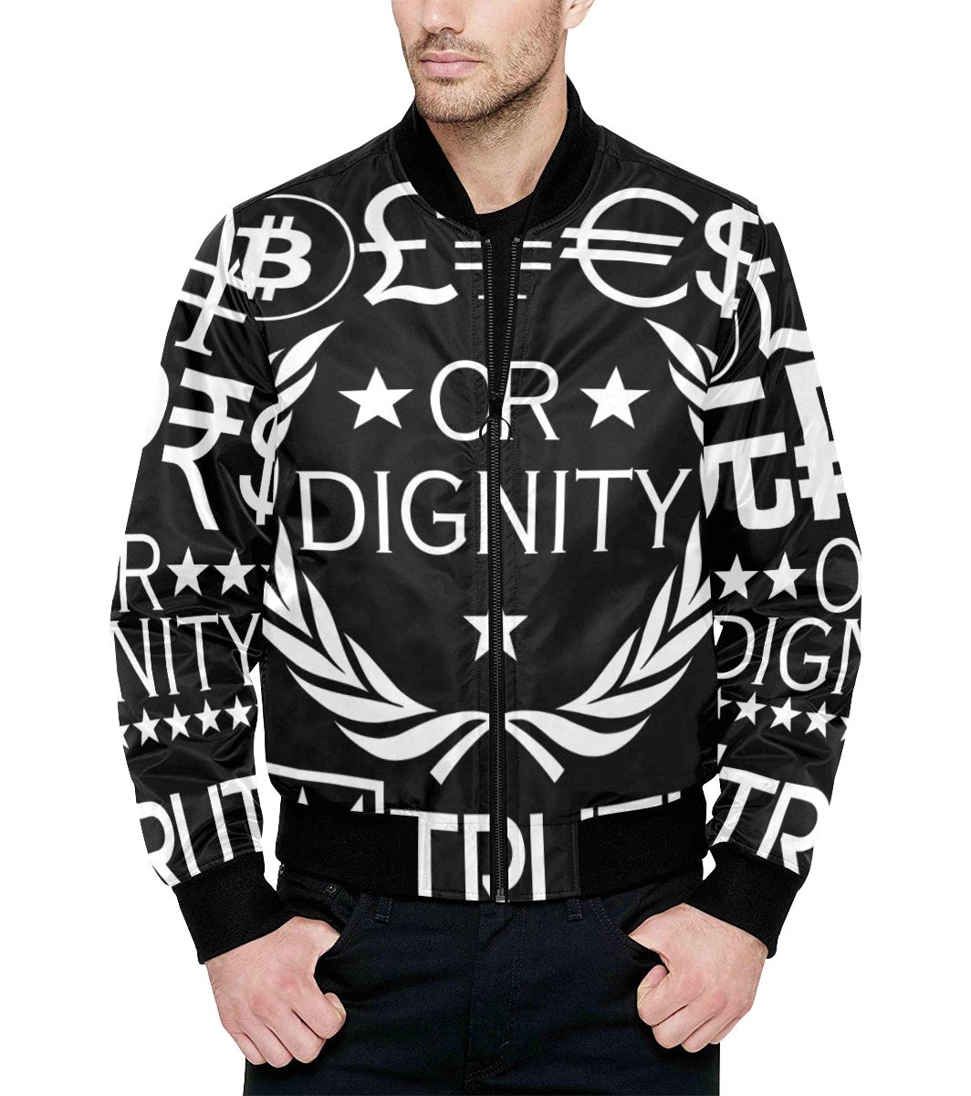 A4 DOD Quilted Bomber Jacket