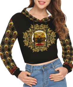 A4 Royalty Cropped Hoodie