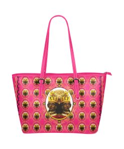 A4 Empress Large Leather Tote Bag Pink