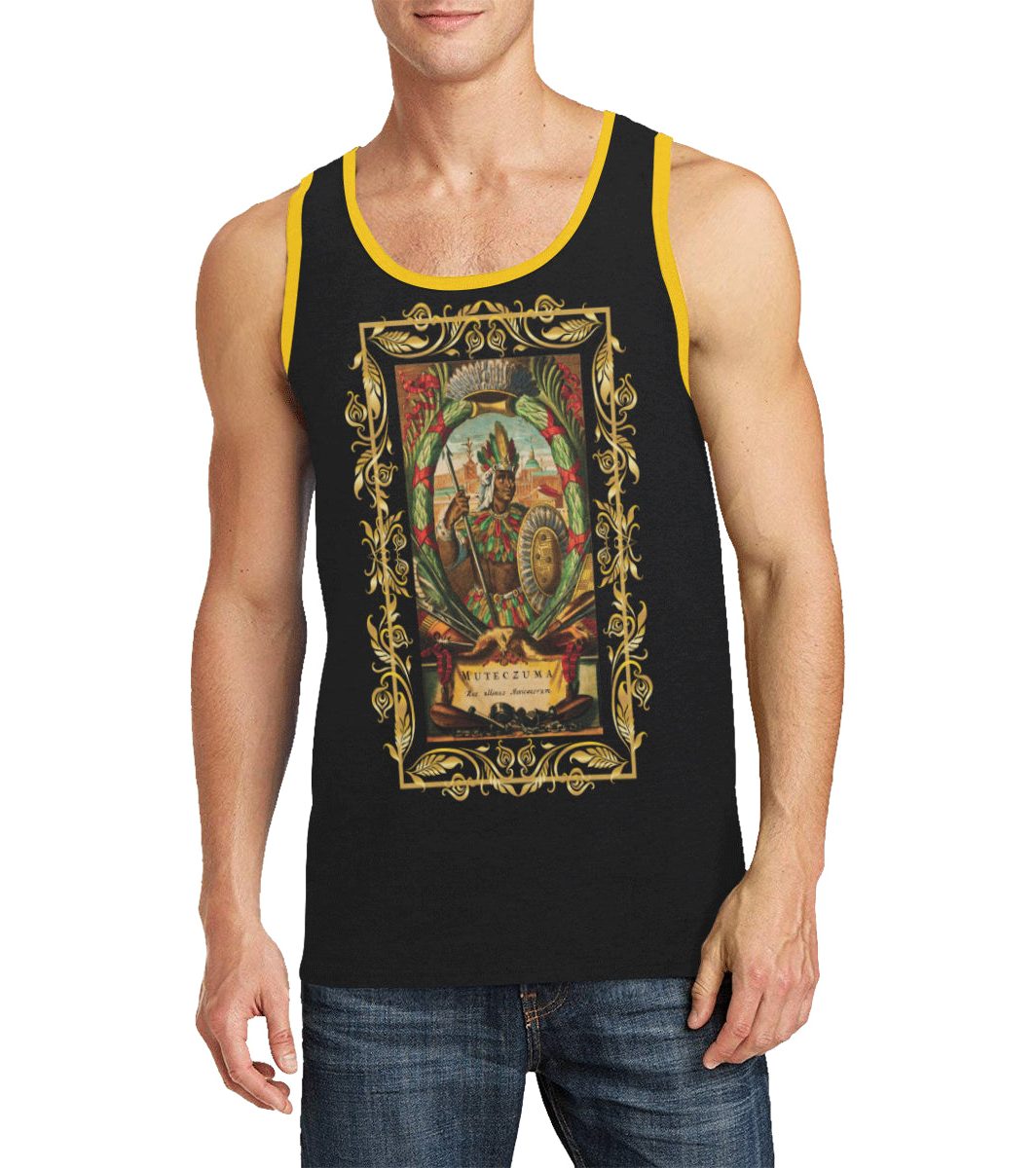 A4-17 Motecuhzoma Xocoyotzin B TT Men's All Over Print Tank Top (Model T57)