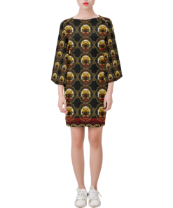 Royalty-4 Bell Sleeve Dress
