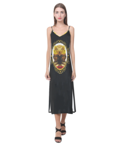 A4 ROYALTY Ohoyo V-Neck Long Dress