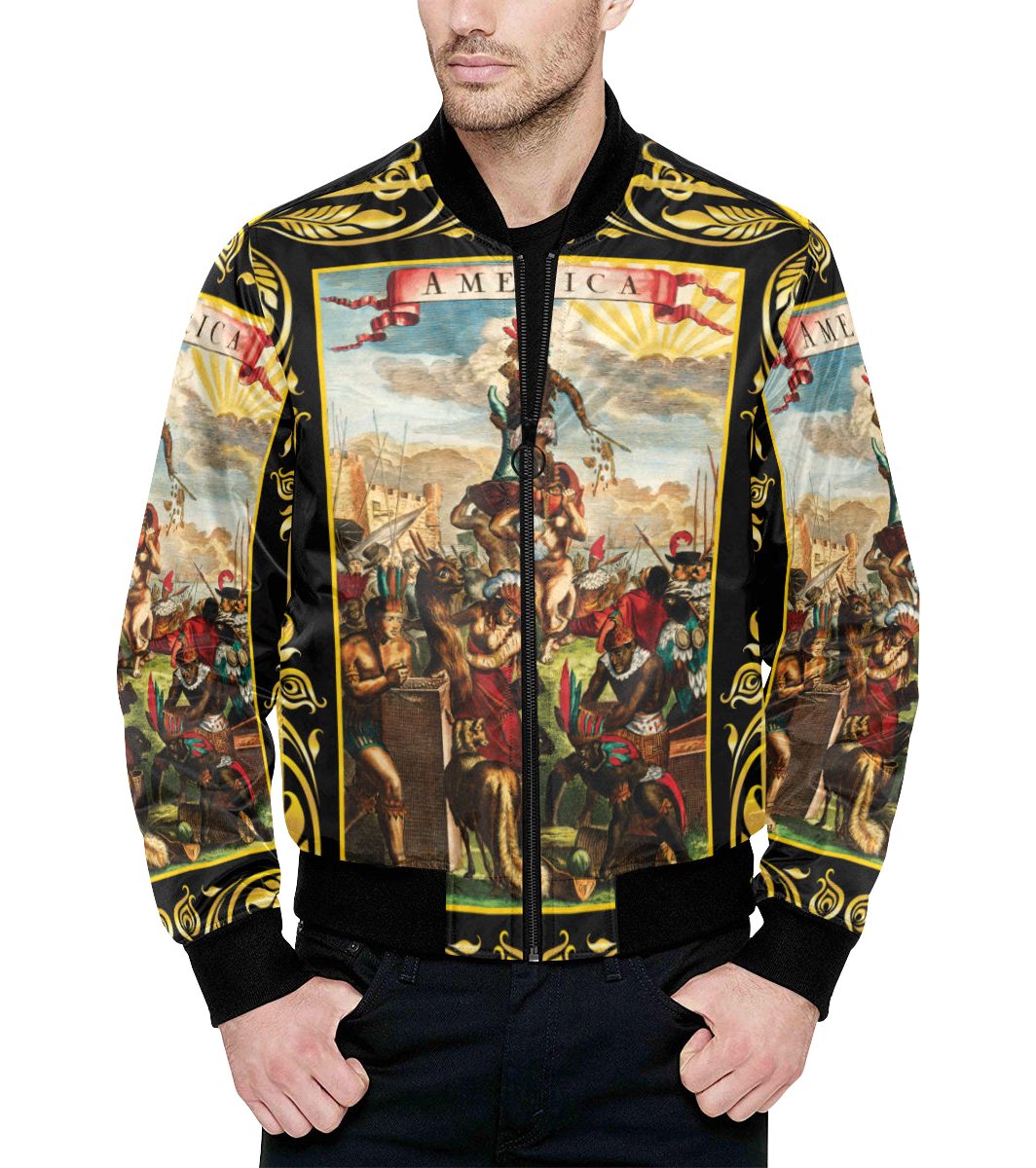 AMERICA EXCLUSIVE QUILTED BOMBER