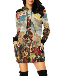 America Exclusive Women's Hooded Mini Dress (XS-XXL)