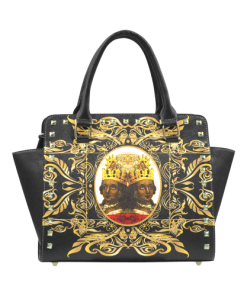 A4-Ohoyo Rivet Shoulder Handbag