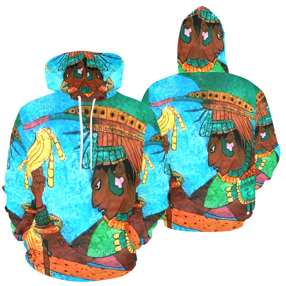 AMERICA-BONAMPAK-4-2024 All Over Print Hoodie for Men (USA Size) (Model H13)