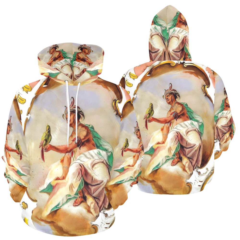 AMERICA-NEW-3-2024 All Over Print Hoodie for Men (USA Size) (Model H13)