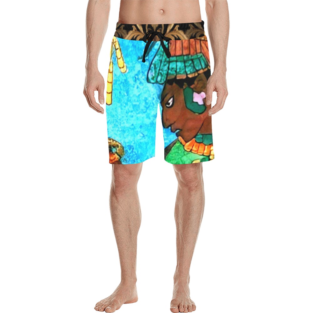 BONAMPAK-0 Men's All Over Print Casual Shorts (Model L23)