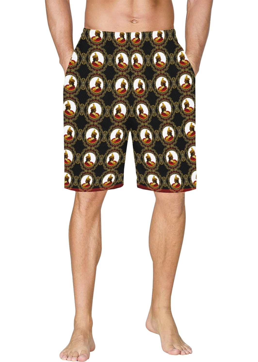 A4 Emperor Shorts All Over Print Basketball Shorts with Pocket