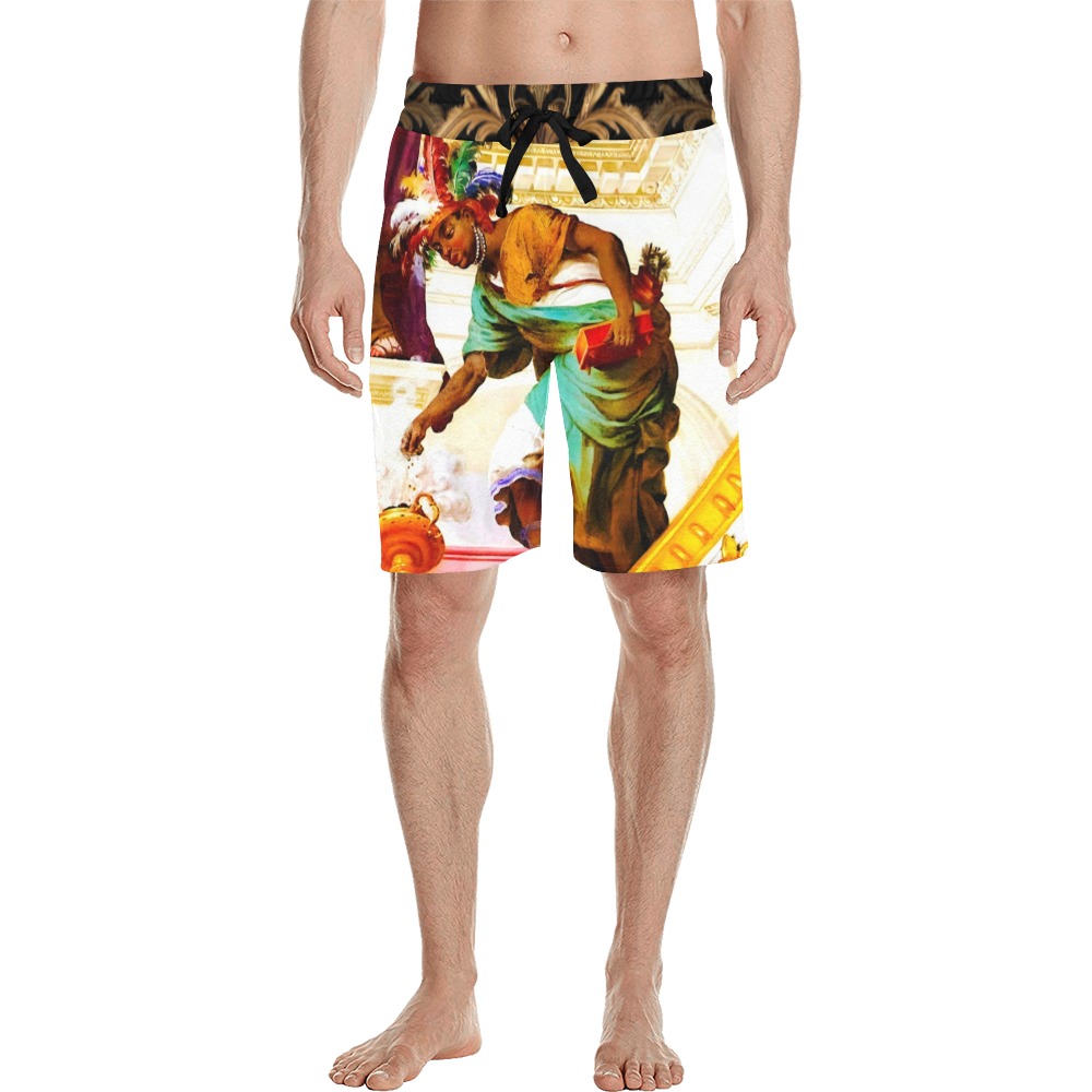 AMERICA-Exclusive Men's All Over Print Casual Shorts (Model L23)