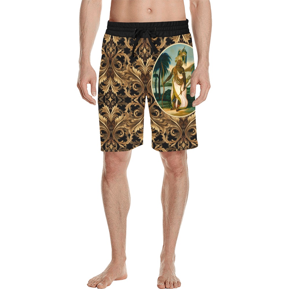 1-eoanew-ready Men's All Over Print Casual Shorts (Model L23)