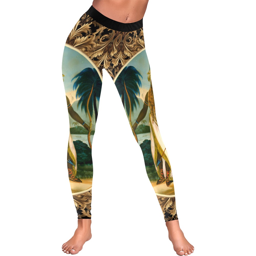 1-eoanew-ready-leggings Women's Low Rise Leggings (Invisible Stitch) (Model L05)