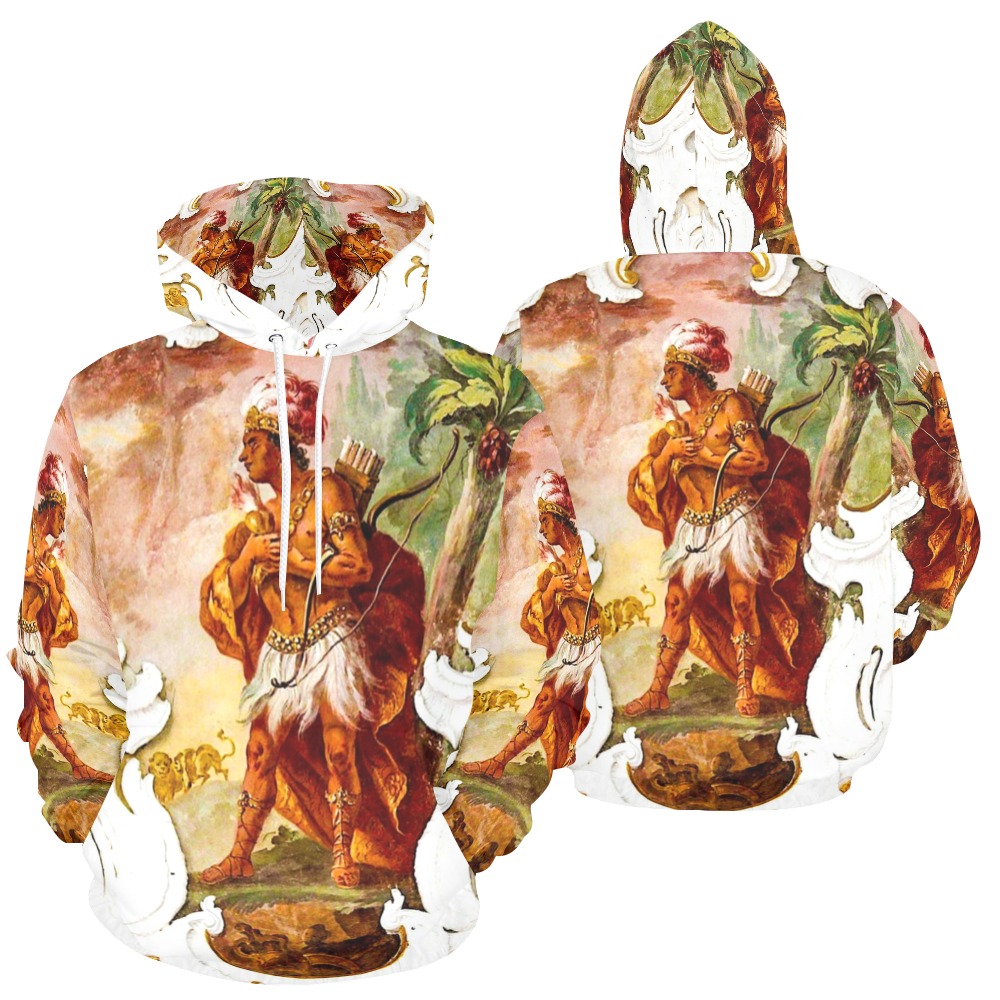 AMERICA-NEW-2-2024 All Over Print Hoodie for Men (USA Size) (Model H13)