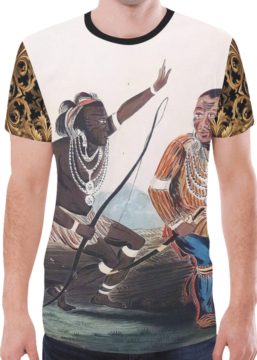Chippewa New All Over Print T-shirt for Men (Model T45)