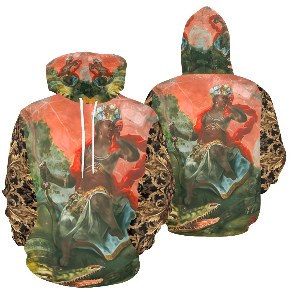 AMERICA-NEW-4-2024-Fresco All Over Print Hoodie for Men (USA Size) (Model H13)