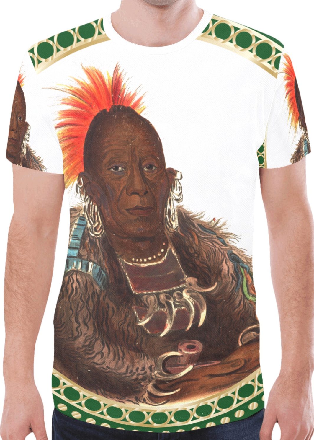 A4 Wahnoneesah The Surrounder New All Over Print T-shirt for Men (Model T45)