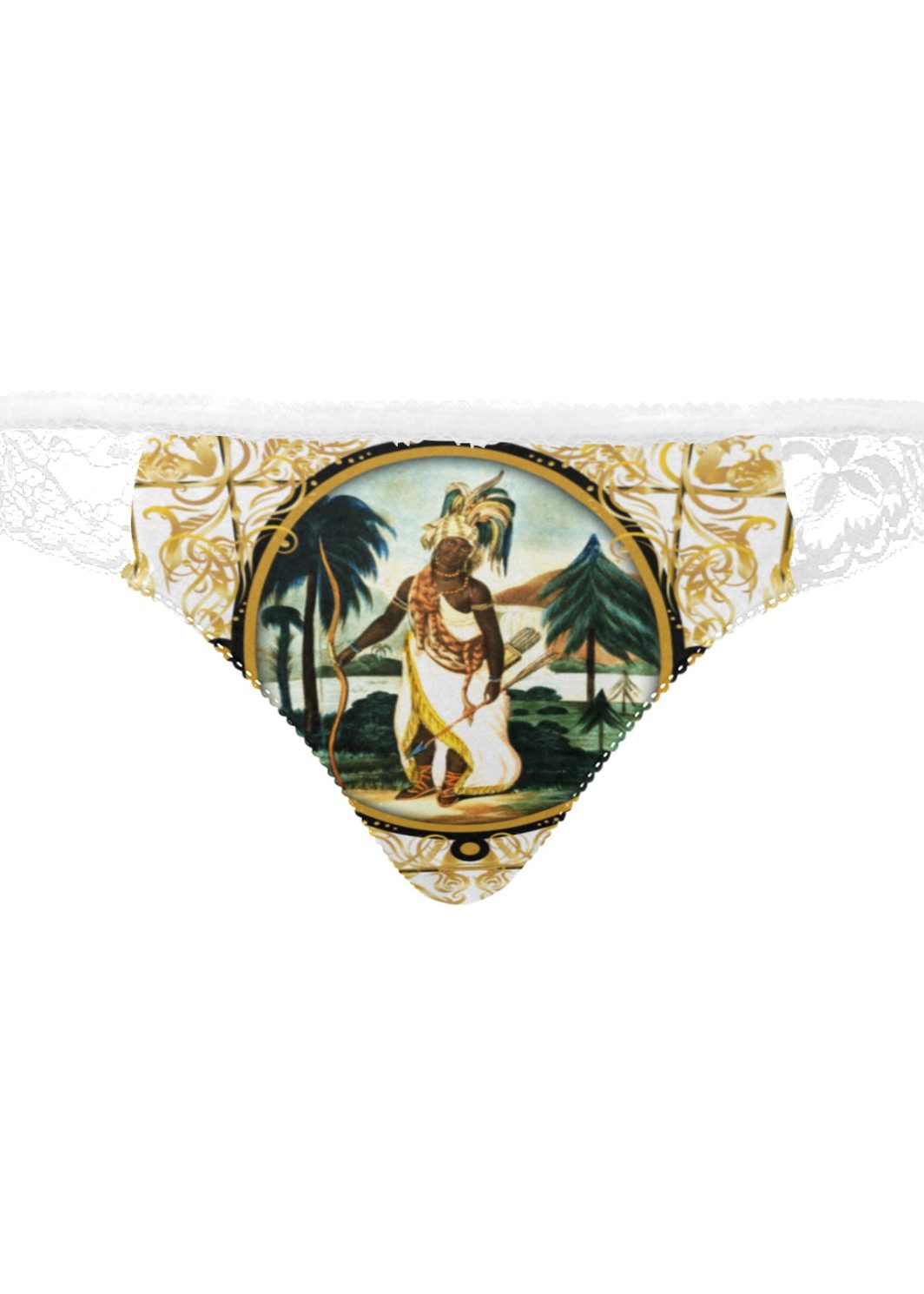 A4--2-FRAME Women's Lace Panty (Model L41)