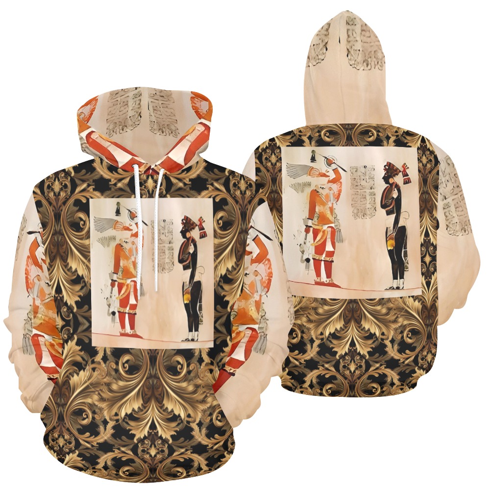 AMERICA-BONAMPAK-1-2024 All Over Print Hoodie for Men (USA Size) (Model H13)
