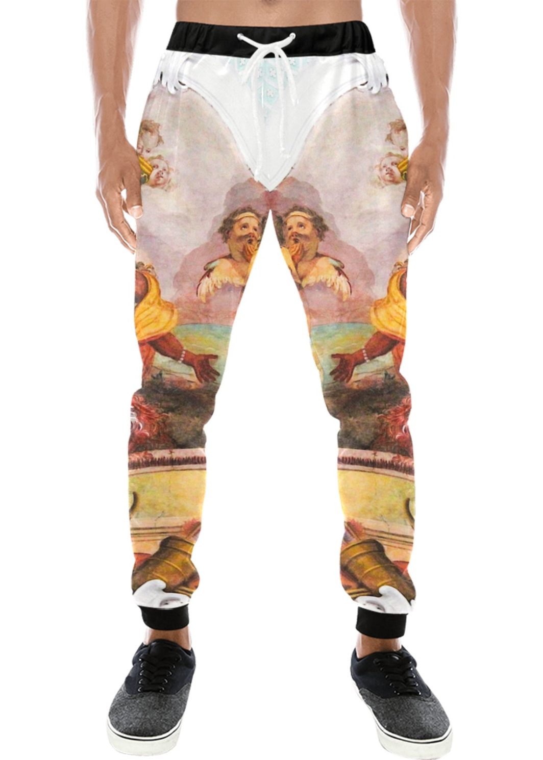 AMERICAN CLASSIC FRESCO Men's Sweatpants Men's All Over Print Sweatpants (Model L11)